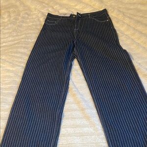 Princess Polly Striped Denim Jeans